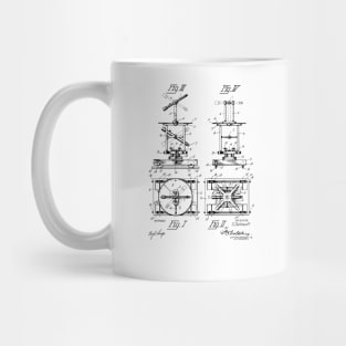 Theodolite Vintage Patent Drawing Mug